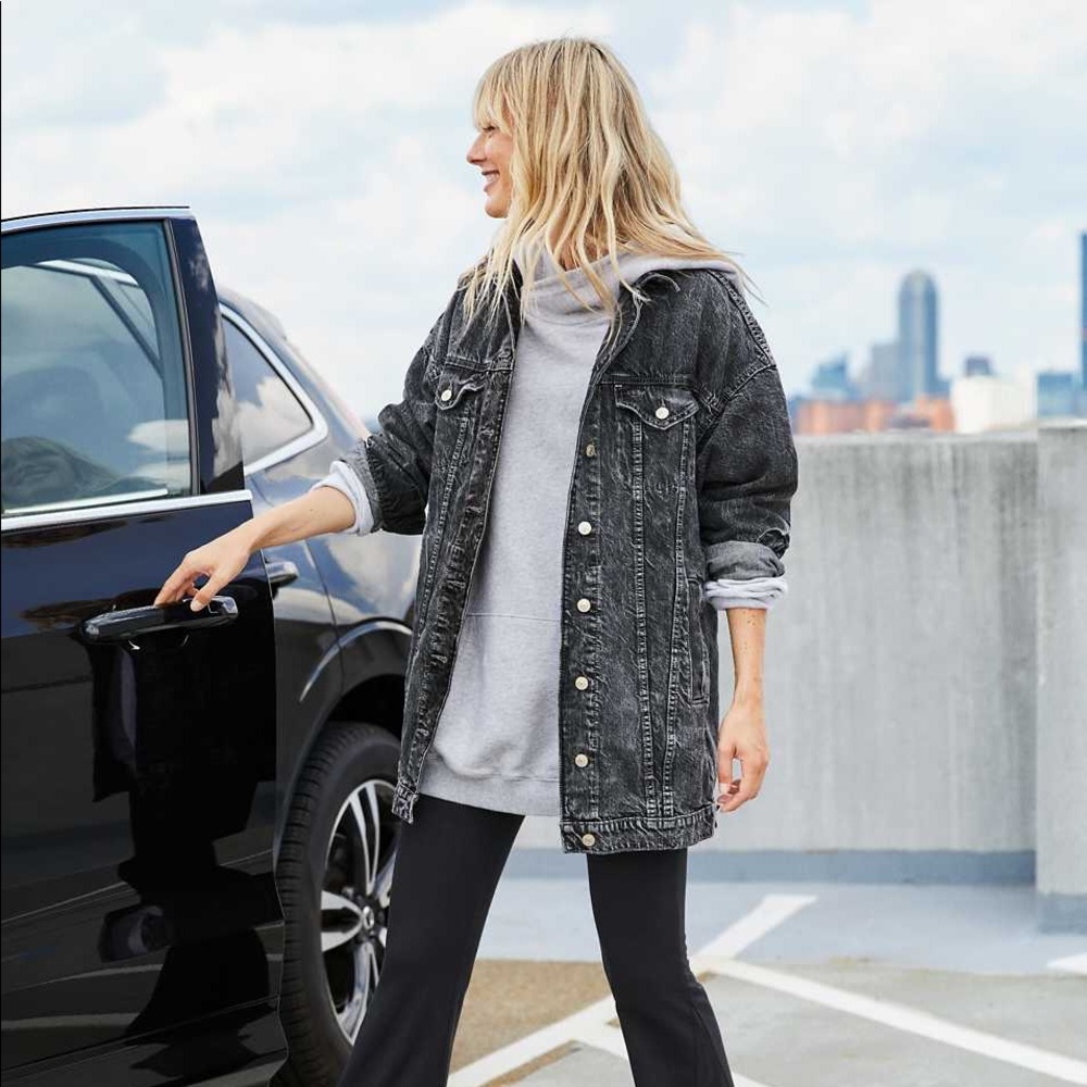 OFFLINE By Aerie Oversized Boyfriend Denim Jacket